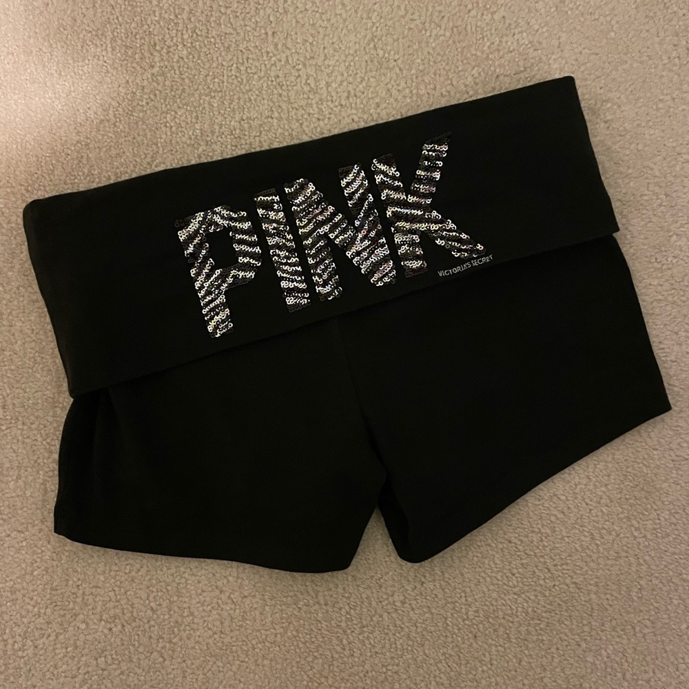 VS. PINK bling foldover y2k shorts(2011) small like new